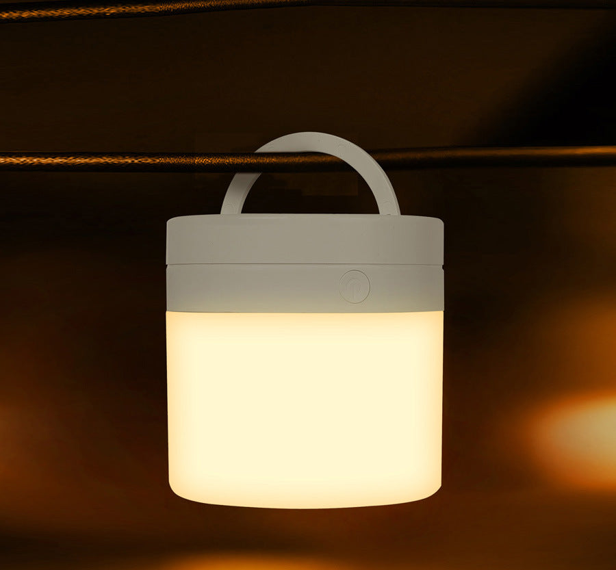 LUX BIT AuraGlow 7-Color Touch Rechargeable Outdoor LED Camping & Ambient Lamp