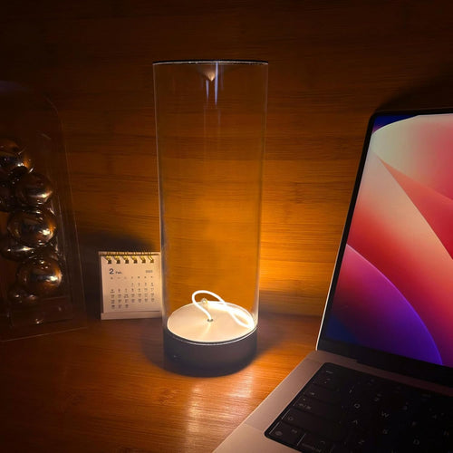 LUXBIT AuraGlow Crystal-Clear Rechargeable LED Ambient Light